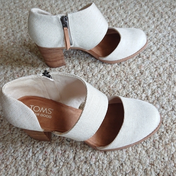 TOMS Milan Closed Toe Heel size 7.5 - Picture 6 of 15
